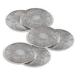 Scully & Scully Engravable Silverplated Placemats & Coasters