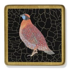 Scully & Scully Woodland Birds Square Glass Coasters -Tabletop Shop unnamed file 2164
