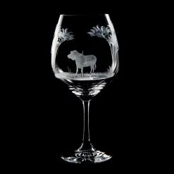Queen Lace Crystal Vino Grande Burgundy Glass, African Wildlife 12 Queen Lace Crystal Vino Grande Burgundy Glass, African Wildlife -Tabletop Shop unnamed file 2183