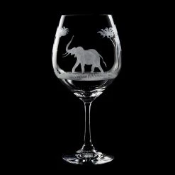 Queen Lace Crystal Vino Grande Burgundy Glass, African Wildlife 17 Queen Lace Crystal Vino Grande Burgundy Glass, African Wildlife -Tabletop Shop unnamed file 2193
