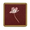 Scully & Scully Tulips Burgundy Glass Coasters -Tabletop Shop unnamed file 2195