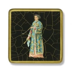 Scully & Scully Mandarin Glass Square Coasters -Tabletop Shop unnamed file 2218