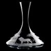 Queen Lace Crystal Burgundy Wine Decanter With Lion