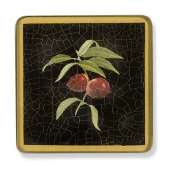 Scully & Scully Fruits Square Glass Coasters
