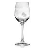 Queen Lace Crystal Vino Grande Wine Glass, American Wildlife