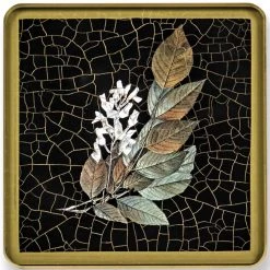 Scully & Scully Exotic Flowers Square Glass Coasters -Tabletop Shop unnamed file 2254