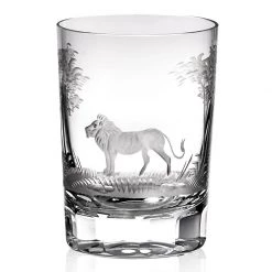 Queen Lace Crystal Old Fashioned, African Wildlife -Tabletop Shop unnamed file 2265