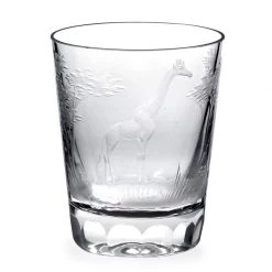 Queen Lace Crystal Old Fashioned, African Wildlife -Tabletop Shop unnamed file 2267