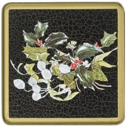 Scully & Scully Christmas Square Glass Coasters -Tabletop Shop unnamed file 2270