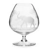 Queen Lace Crystal Brandy Snifter, African Wildlife -Tabletop Shop unnamed file 2272