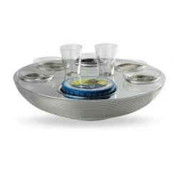 Ercuis Transat Silverplated Caviar & Vodka Set For 2