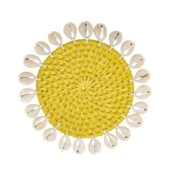 Scully & Scully Shell Capiz Coasters, Set Of 4 -Tabletop Shop unnamed file 2317