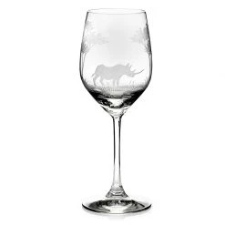 Queen Lace Crystal Vino Grande Wine Glass, African Wildlife -Tabletop Shop unnamed file 2344