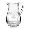 Queen Lace Crystal Water Pitcher With Ducks -Tabletop Shop unnamed file 2360