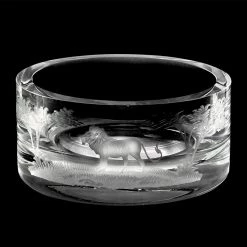 Queen Lace Crystal Wine Coaster With Lion