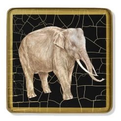 Scully & Scully Safari Animal Square Glass Coasters -Tabletop Shop unnamed file 2367