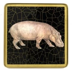 Scully & Scully African Wildlife Square Glass Coasters -Tabletop Shop unnamed file 2371