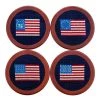Scully & Scully American Flags Needlepoint Coaster Set -Tabletop Shop unnamed file 2402