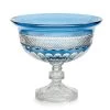 Scully & Scully Scully And Scully Luxury Crystal Footed Fruit Bowl, Sky Blue -Tabletop Shop unnamed file 2403