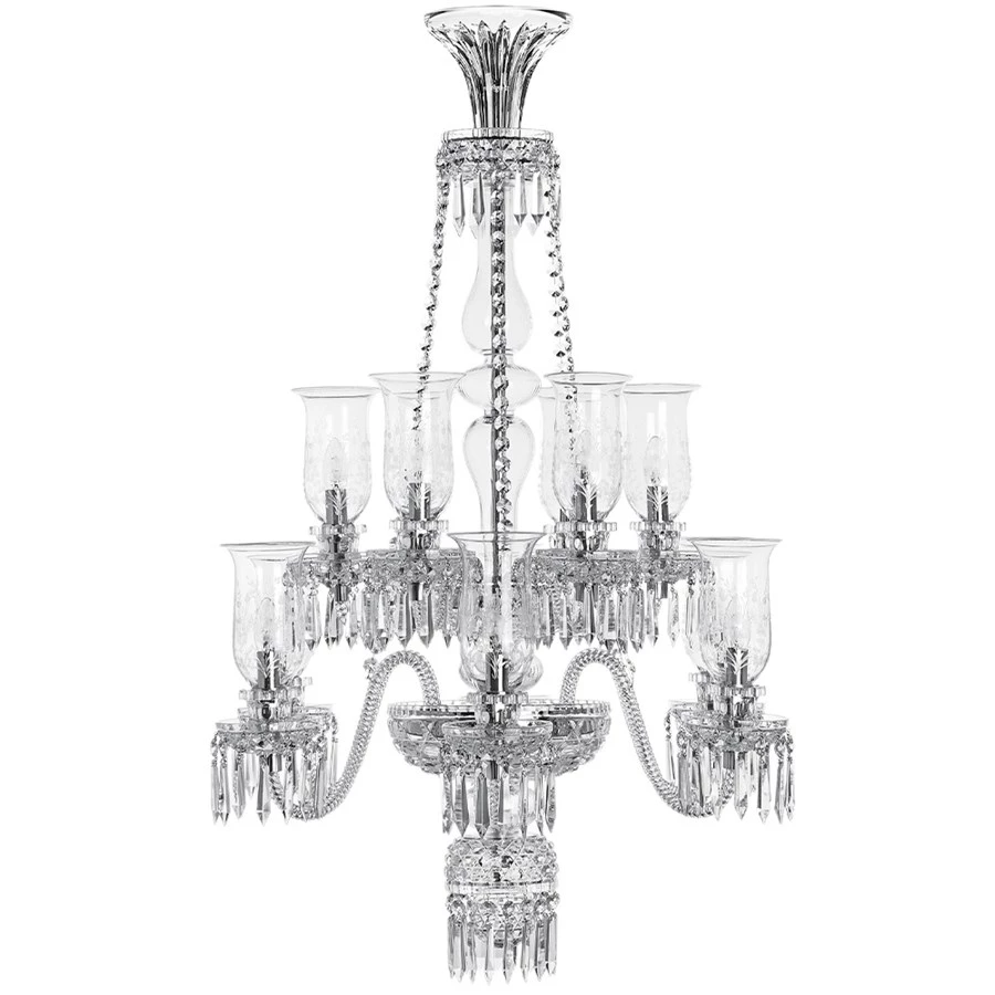 St. Louis Royal Chandelier With 12 Lady Hurricanes 3 St. Louis Royal Chandelier With 12 Lady Hurricanes