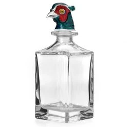 Scully & Scully Crystal & Enamel Wildlife Decanters
