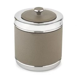 Scully & Scully Ocean Leather Ice Buckets 12 Scully & Scully Ocean Leather Ice Buckets -Tabletop Shop unnamed file 2707