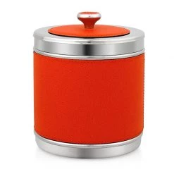 Scully & Scully Ocean Leather Ice Buckets 13 Scully & Scully Ocean Leather Ice Buckets -Tabletop Shop unnamed file 2709