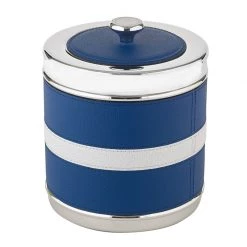 Scully & Scully Ocean Leather Ice Buckets 14 Scully & Scully Ocean Leather Ice Buckets -Tabletop Shop unnamed file 2710