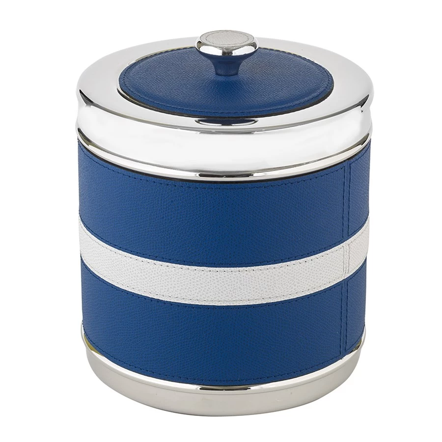 Scully & Scully Ocean Leather Ice Buckets 6 Scully & Scully Ocean Leather Ice Buckets - Image 4