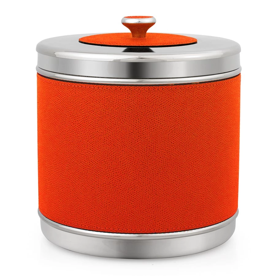 Scully & Scully Ocean Leather Ice Buckets 10 Scully & Scully Ocean Leather Ice Buckets - Image 8