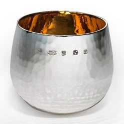 Scully & Scully Sterling Silver Extra Heavy Hammered Brandy Tumbler
