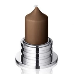 Puiforcat Ruban Silverplated Candlesticks