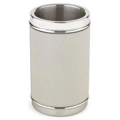 Scully & Scully Grey Leather Serving Set -Tabletop Shop unnamed file 2839