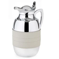 Scully & Scully Grey Leather Serving Set -Tabletop Shop unnamed file 2840