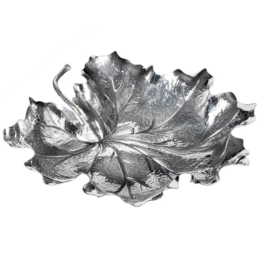 Buccellati Geranium Sterling Silver Leaf Dishes 6 Buccellati Geranium Sterling Silver Leaf Dishes - Image 4