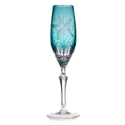 Varga Champagne Flutes, Turquoise Pacifica