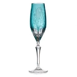 Varga Champagne Flutes, Turquoise Pacifica -Tabletop Shop unnamed file 2928