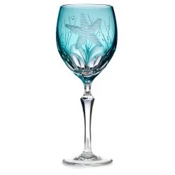 Varga Wine Glasses, Turquoise Pacifica