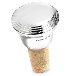 Scully & Scully Sterling Silver And Cork Bottle Stopper