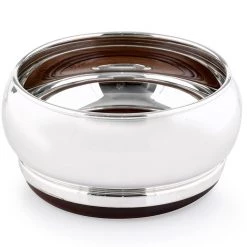 Scully & Scully Sterling Silver Heavy Gauge Barrel Wine Coaster