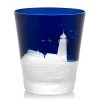 Scully & Scully Artel Golden Age Of Yachting Lighthouse Ink Blue Ice Bucket