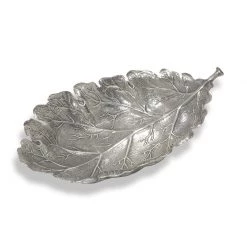 Buccellati Oak Sterling Silver Leaf Dishes