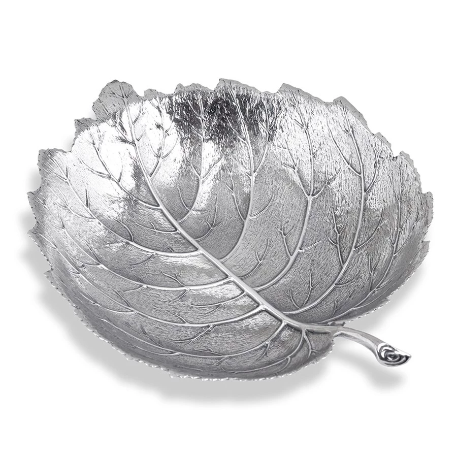 Buccellati Hazelnut Sterling Silver Leaf Dishes 5 Buccellati Hazelnut Sterling Silver Leaf Dishes - Image 3