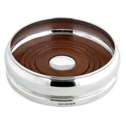 Scully & Scully Sterling Silver Barrel Wine Coaster Large