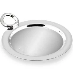 Christofle Vertigo Silverplated Wine Coaster