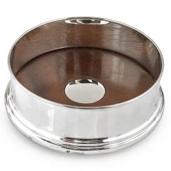 Francis Howard Sterling Silver Plain Wine Coaster, Large