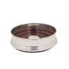 Scully & Scully Sterling Silver Mahogany Plain Wine Coasters