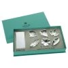 Scully & Scully Ercuis Leaf & Flower Silverplated Place Card Holders, Set Of 6
