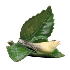 Herend Bird On Leaf Menu Card Holder -Tabletop Shop unnamed file 3143