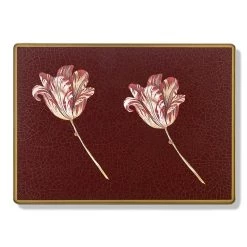 Scully & Scully Tulips Small Glass Placemats -Tabletop Shop unnamed file 3179